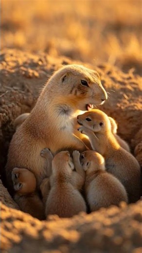 Prairie Dog Mom Adopts 6 Orphans - Feeds 12 Babies Alone 🐿️