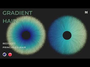 Quick Tip Gradient Hair Using Redshift Principled Hair Material In Cinema 4D