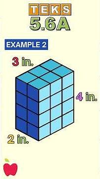 FHresh Edu Explains: TEKS 5.6A (Recognize a Unit Cube as 1 Cubic Unit & Find Volume with Unit Cubes)