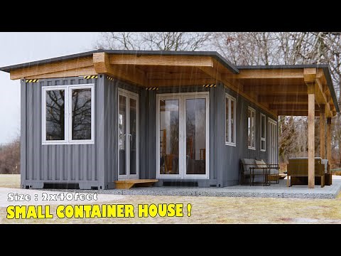 two 40' Shipping Container Homes | container house tour | Living OFF GRID