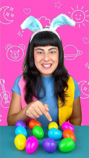 Contando os ovos de Páscoa de 1 a 12 🩷🐰 #educaçãoinfantil #infantil #pascoa