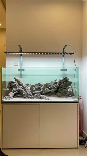 Brazilian Style Aquascape Hardscape Build | 396L tank🪨🌿#aquascape #hardscape #aquarium