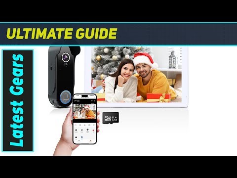 The Ultimate Wireless Video Intercom: 8" Touch Screen Doorbell Camera!