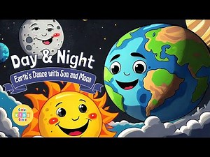 Earth Spinning Causes Day & Night | Fun Facts for Kids