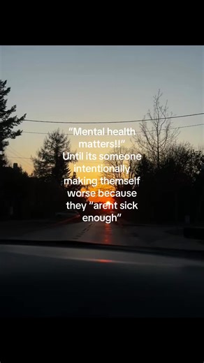 I hate making myself worse just to prove i have it worse than others. #vent #addiction #insecure #overthinking #fyp