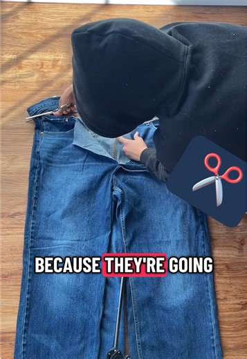 I Made Denim Chaps 🧵✂️👖 #sewingtiktok #upcycling #fashiontiktok #sew #styleinspo