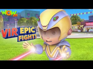 Vir vs The Powerful Robot – Who Wins? Vir The Robot Boy Compilation - Videos For Kids