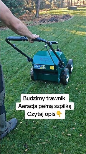 Wiosenna aeracja trawnika. Budzimy trawnik #lawn #lawncare #gardening #garden