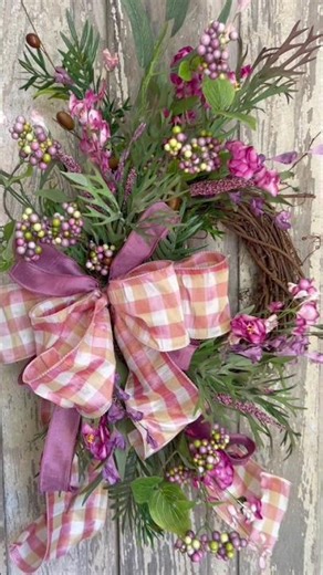 Spring Berry & Floral Grapevine Wreath Tutorial | Greenery Subscription Box Design