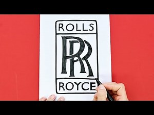 How to draw Rolls Royce Logo