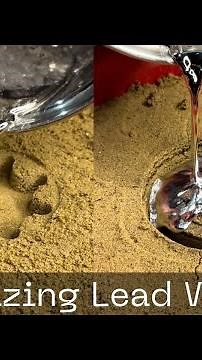 Amazing Metalwork: Lead Casting in Sand - Incredible Results - MOLTEN MAKER