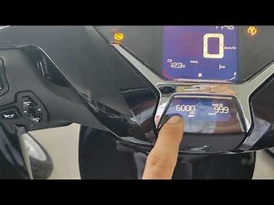 Hướng dẫn chỉnh đồng hồ Honda SH 2022. Chỉnh giờ, độ sáng màn hình, báo dầu (oil change) Sh 2022