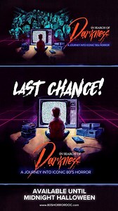 41 reactions · 11 shares | ALMOST OVER! This is your last chance to get a copy of In Search of Darkness! Includes Blu-Ray/DVD, Poster, Pin, and Postcard PLUS your name in the credits. Critics love it and so will you! Ends midnight – so you better move fast! 80shorrordoc.com #80shorror | 80shorrordoc | Facebook