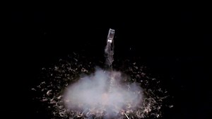 Galaxies were created within the very depths of these blown up, shattered, juicy capacitor slow mo shots. | The Slow Mo Guys