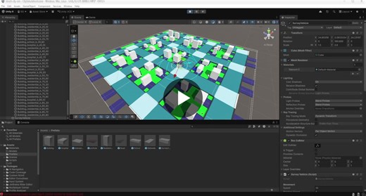 #unity3d #navmesh #coding #simulation #buildinpublic | Subham Ghosh