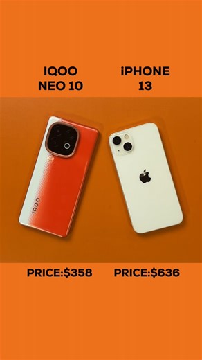IQOO NEO 10 VS IPHONE 13 SPEED TEST⚡📲