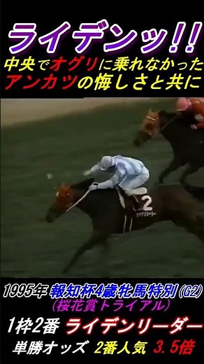 【杉本清節！③】｢ライデンリーダー10戦10勝！笠松のオテンバ娘！｣ 報知杯4歳牝馬特別(G2･1995年)鞍上:安藤勝己 #杉本清 #ライデンリーダー #アンカツ