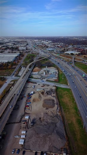 IH 35E, north of 635. Zip Code in this area is 75234, and that’s probably how long this portion of the highway will take to be finished. #dfw #dqphotos #viralvideo #djiair3s #dallastexas