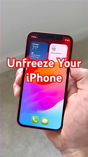 How to Unfreeze Your iPhone