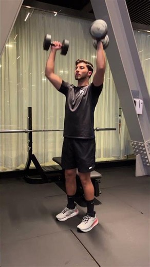 Curl to Press — Dumbbells