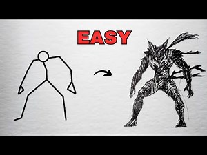 How To Draw Garou Full Body Drawing | Easy Step By step | One Punch Man | Anime Drawing |