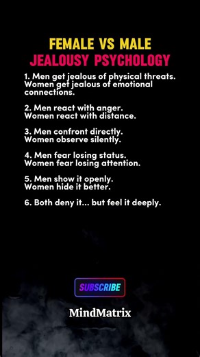 Female vs Male Jealousy Psychology Explained