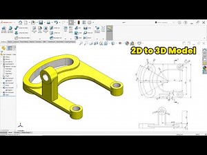 Easy SolidWorks Workflow: 2D Sketch to 3D Solid