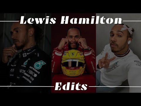 Lewis Hamilton tiktok edits | part 1