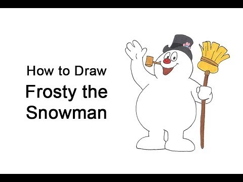 How to Draw Frosty the Snowman
