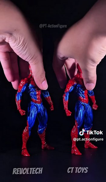 Spider Man 2.0: CT Toys vs Revoltech Yamaguchi Comparison
