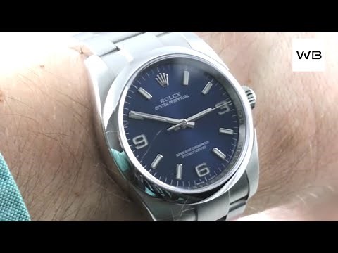 Rolex Oyster Perpetual 36 Explorer Dial Blue 116000 Luxury Watch Review