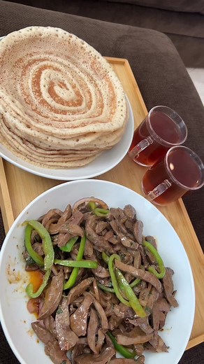 Indian-Somali Paratha & Liver Breakfast Recipe