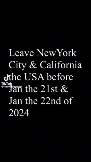 2.2K views · 30 reactions | WHAT WILL HAPPEN IN NEW YORK CITY AND CALIFORNIA IN JANUARY 21st 2024? SHOULD WE BE WORRIED? | The Realms of Absolute Power | Facebook