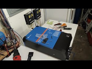 Victron Quattro II full suburban residential diy install every step including drilling and screws