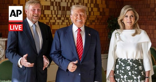 LIVE: Trump greets Dutch King Willem-Alexander and Queen Maxima