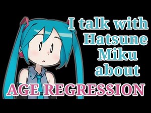 I talk with Hatsune Miku about age regression! Very cute dialogue :3 [character AI / Agere]