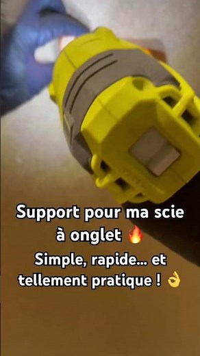 J’ai imprimé ce support pour ma scie à onglet… et ça change tout ! 🔥