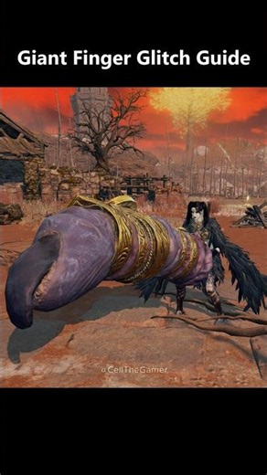 Giant Ringed Finger Glitch 👉 #eldenring