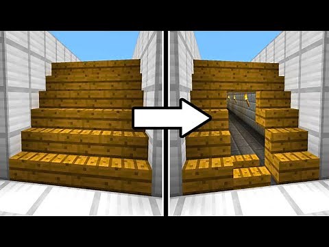 How to make a SECRET PASSAGE in MINECRAFT BEDROCK