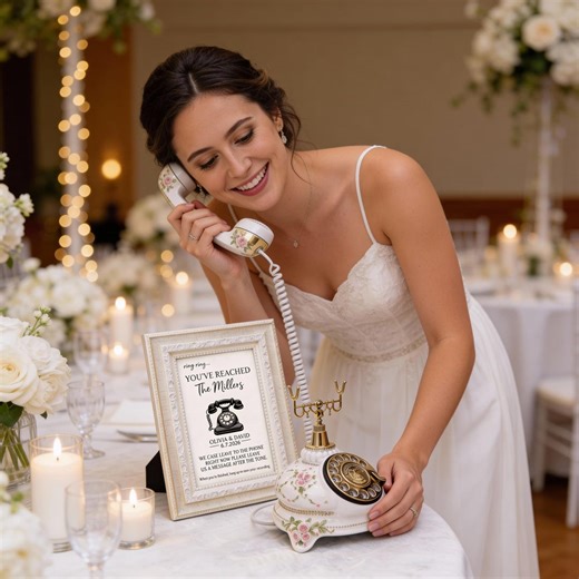 Audio Guest Book Wedding Phone, Voice Message Recorder for Party, Rotary Phone Guestbook, Voicemail Memory Book, Alternative Wedding Decor - Etsy