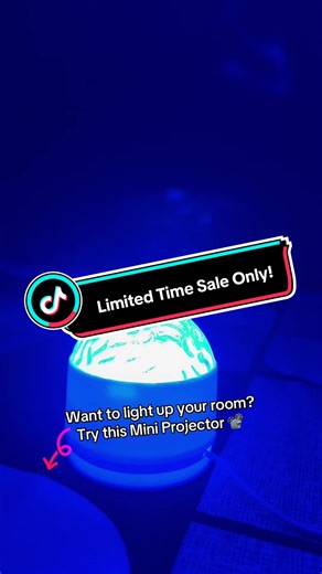 Want to light up your room? Try this projector 📽️ #tiktokshop #problemkiller #TikTokCreatorSearchInsightsIncentive #projector #room