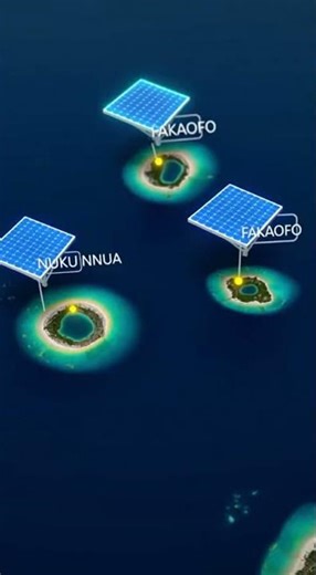 Tokelau🇹🇰: The Tiny Island Powered by the Sun ☀️🌍#geography #shrots #viral