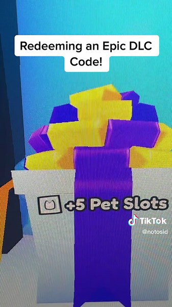 Redeeming Epic DLC Code in Pet Simulator X