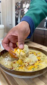 19K views · 537 reactions | Cheesy loaded baked potato soup for part II of my fall series! Truly the definition of comfort food. #loadedpotatosoup #fallrecipes #soup #soupseries | Chef Kolby Kash | Facebook