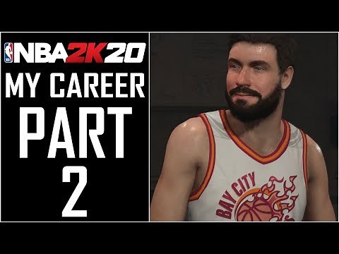 NBA 2K20 - My Career - Let's Play - Part 2 - "Bay City University Flames" | DanQ8000