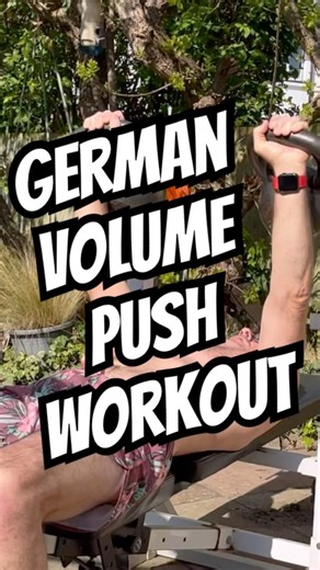 German volume training push workout #morerepslessexcuses #functionalstrength #bjj