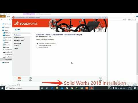 How to install solidworks 2018