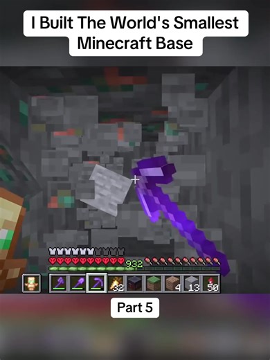 Building the Smallest Minecraft Base Ever