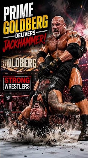 Goldberg Strong Jackhammer #wwe #wrestling #goldberg