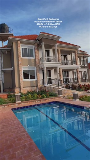 Luxury 6 Bedroom Mansion with Swimming Pool in Entebbe, Uganda